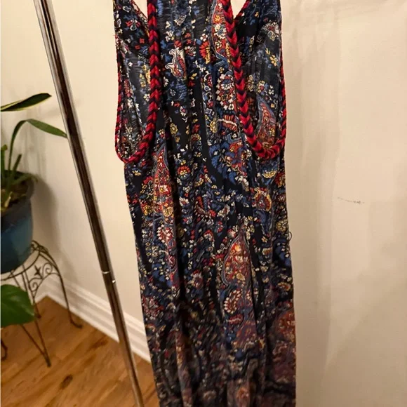 Lucky Brand Blue and Red Floral Dress - Picture 5 of 7